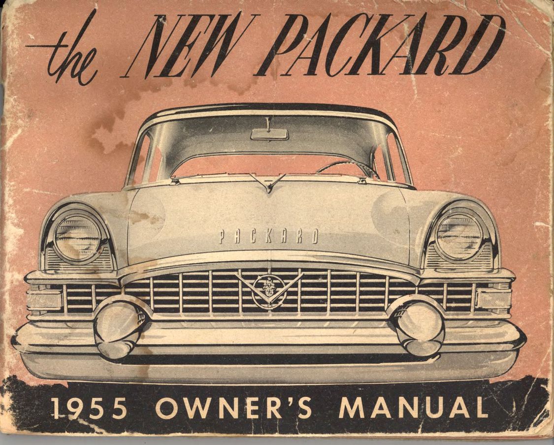 1955 Packard Owners Manual Page 4